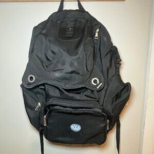 Volkswagen Black Backpack with Multiple Compartments & Laptop Compartment